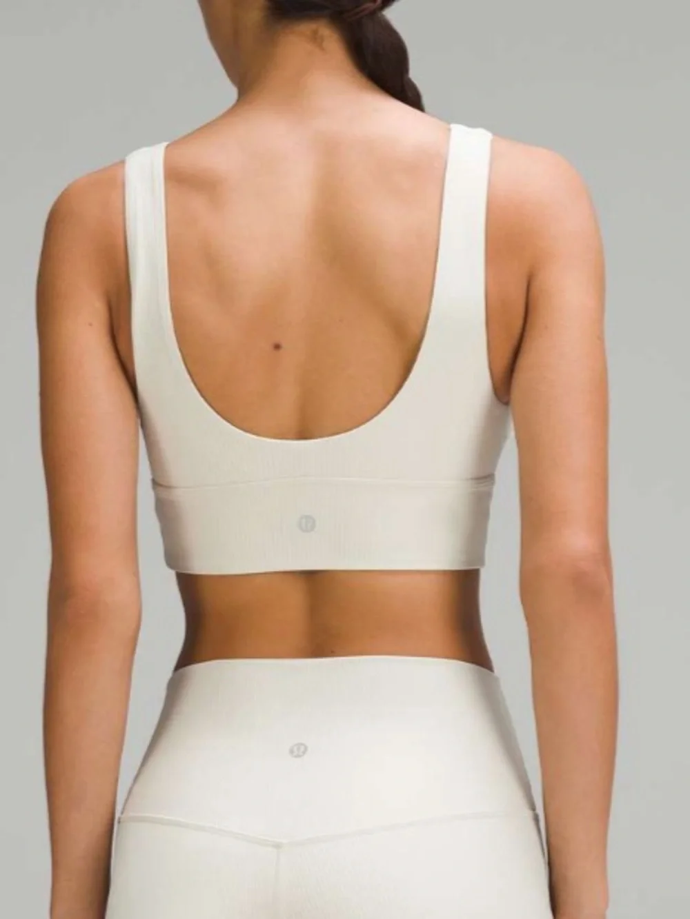 Lululemon Align Ribbed V-Neck Bra - Shine
